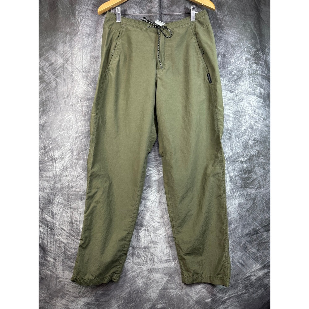 Columbia Hiking Pants Women Med Army Green AL8202 Lightweight Gorpcore Utility